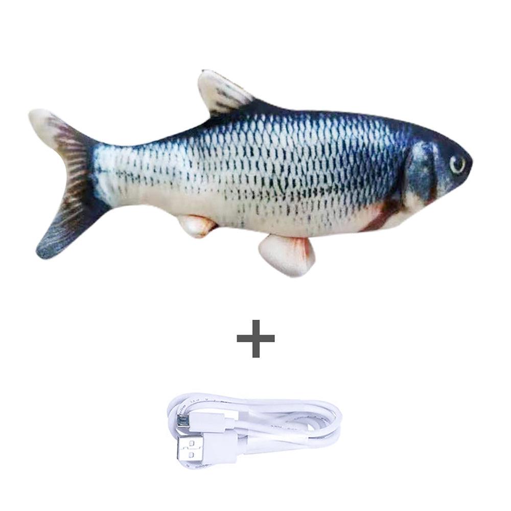 Lifelike Electric Jumping Fish Toy – Keep Your Cat Active & Entertained! - Giggle & Purr