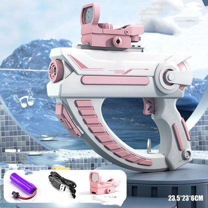 Galactic Blaster: Automatic Space Water Gun – Ultimate Fun for Outdoor & Pool Adventures! - Giggle & Purr