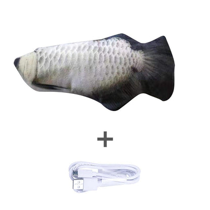 Lifelike Electric Jumping Fish Toy – Keep Your Cat Active & Entertained! - Giggle & Purr