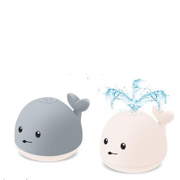 Whimsical Whale: Light-Up & Musical Water Spray Bath Toy for Babies - Giggle & Purr