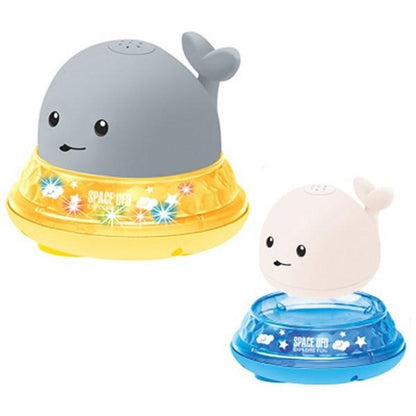 Whimsical Whale: Light-Up & Musical Water Spray Bath Toy for Babies - Giggle & Purr