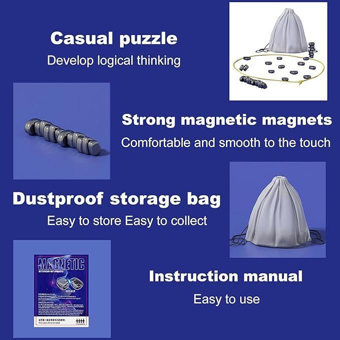 Magnetic Chess Set – Educational Strategy Board Game for Kids | Perfect Christmas Gift! - Giggle & Purr