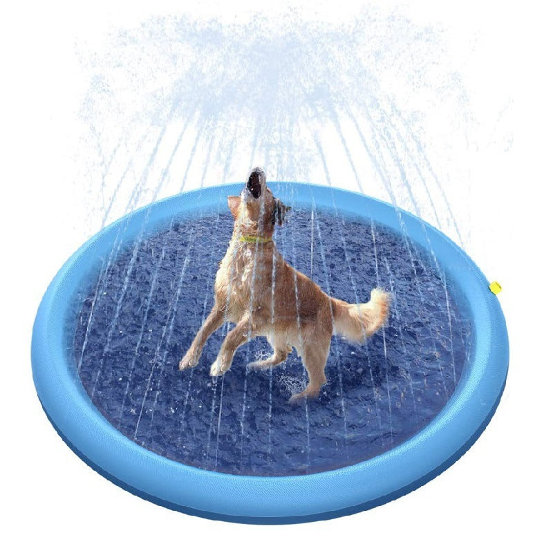 Fun Outdoor Water Fountain Play Mat for Fun for Kids & Pets