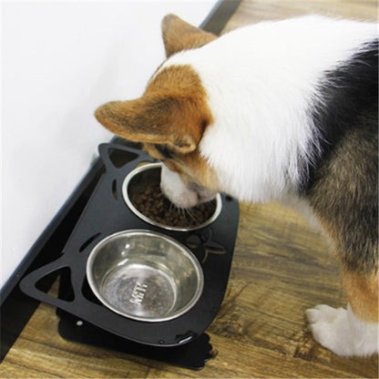 Spill-Proof Food & Water Bowl.