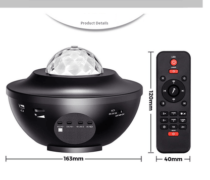 Full-Color Starry Sky Galaxy Projector with Bluetooth & Music Control – Perfect Gift for Kids & Adults - Giggle & Purr