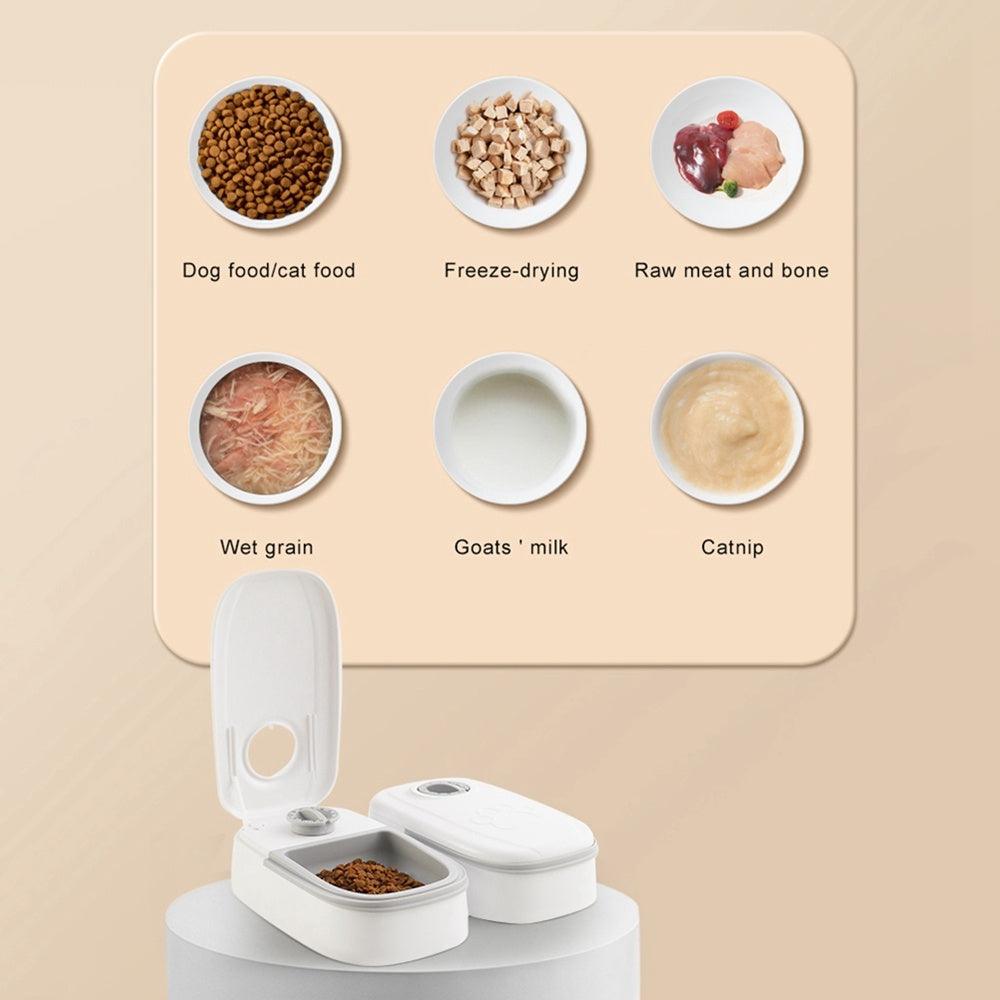 Smart Automatic Pet Feeder – Stainless Steel Food Dispenser with Timer for Cats & Dogs. - Giggle & Purr