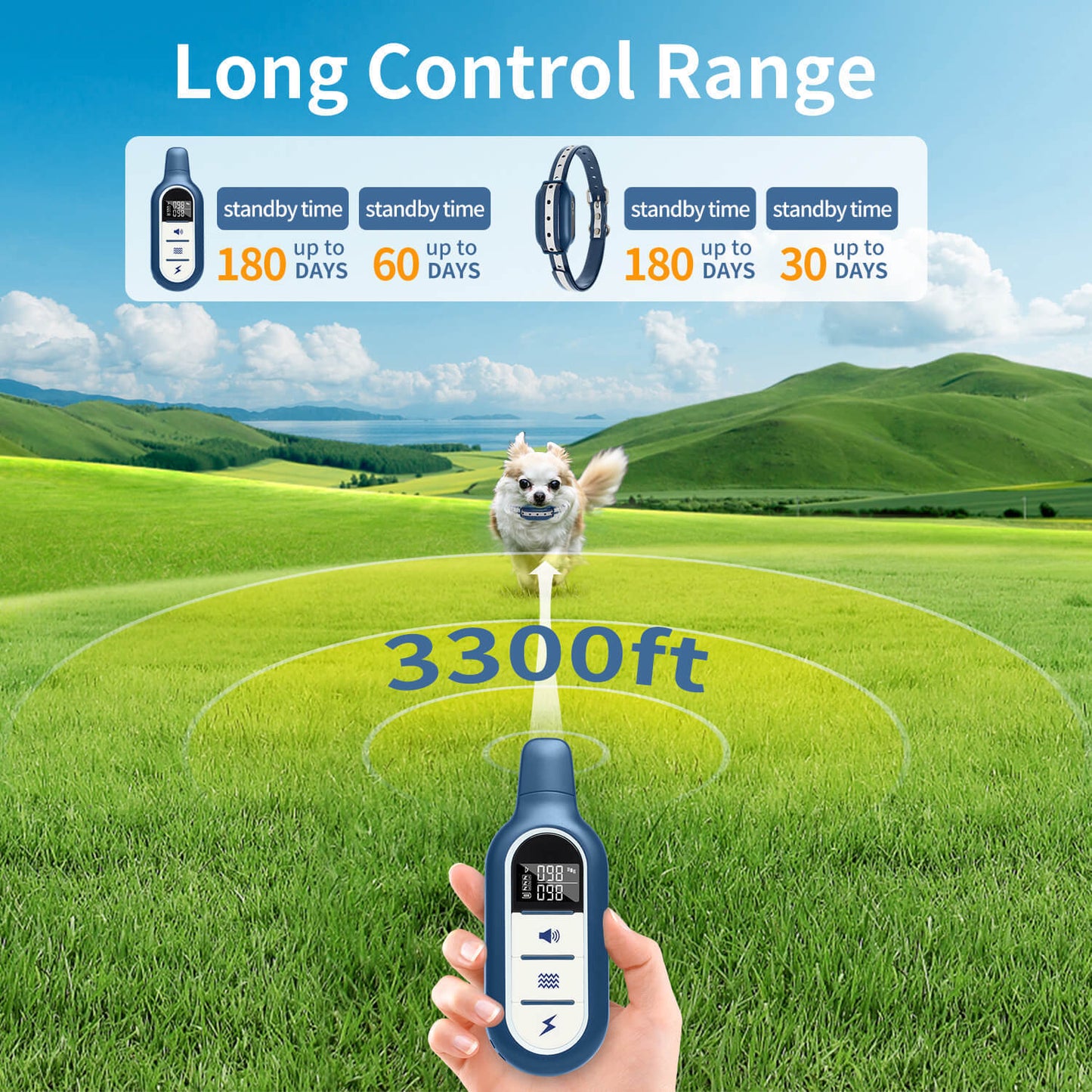 Remote Control Vibration Dog Training Collar – Effective and Gentle Behavior Trainer.