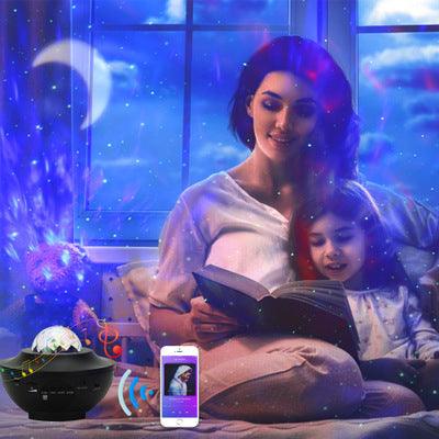 Full-Color Starry Sky Galaxy Projector with Bluetooth & Music Control – Perfect Gift for Kids & Adults - Giggle & Purr