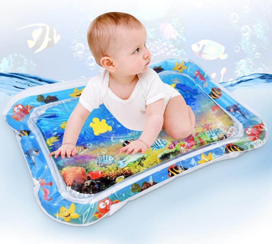 Inflatable Water Play Mat for Infants & Toddlers – Splashing Fun & Development! - Giggle & Purr