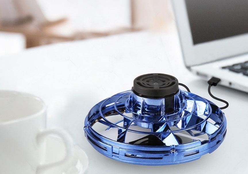 The Ultimate Mini LED Flying Helicopter Toy – Spin, Toss, and Amaze! - Giggle & Purr