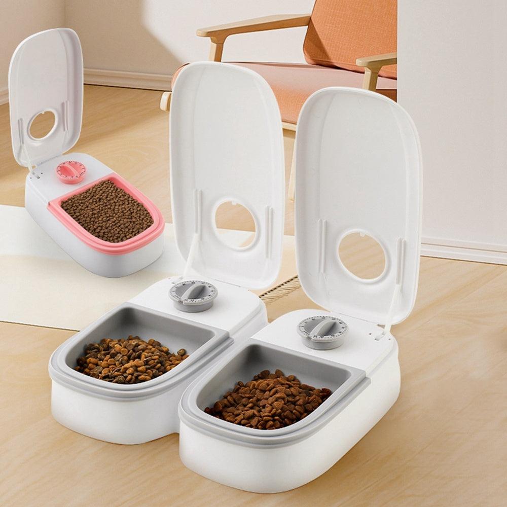 Smart Automatic Pet Feeder – Stainless Steel Food Dispenser with Timer for Cats & Dogs. - Giggle & Purr