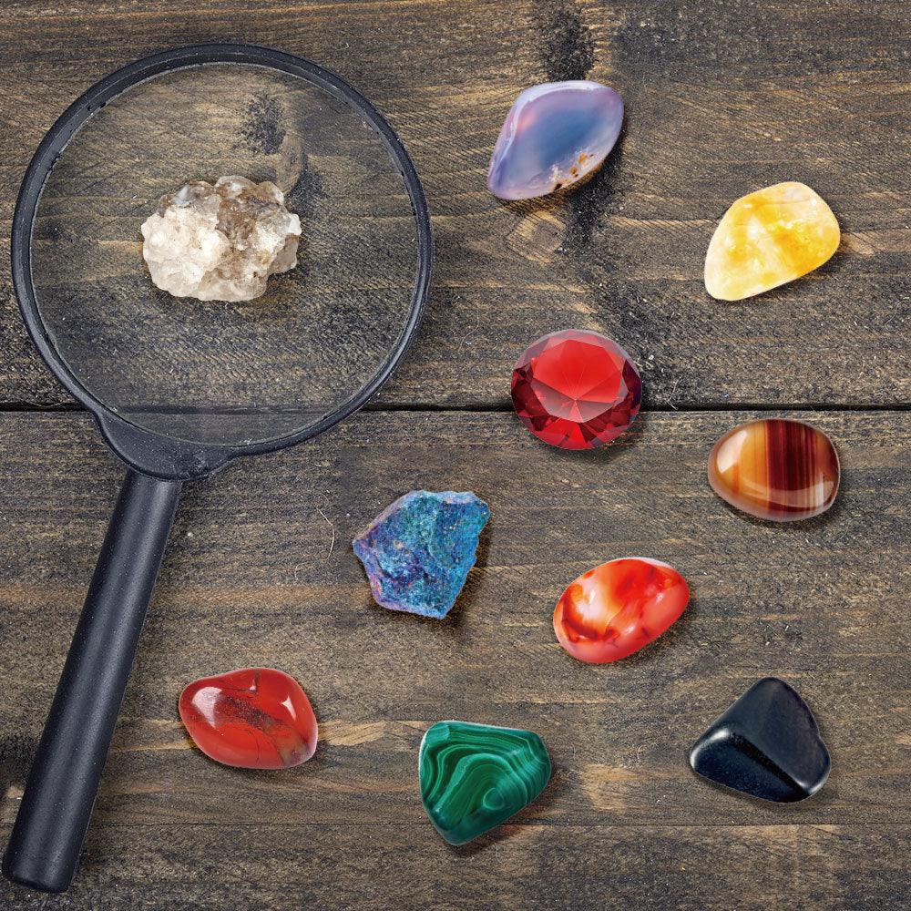 Junior Geologist Kit: 36-Piece Rock and Gemstone Set – Spark Curiosity with Science! - Giggle & Purr