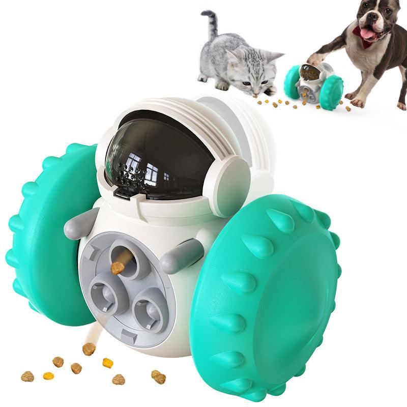 Interactive Slow Feeder Toy Car for Cats & Dogs – Fun & Smart Pet Food Dispenser for Active Play - Giggle & Purr