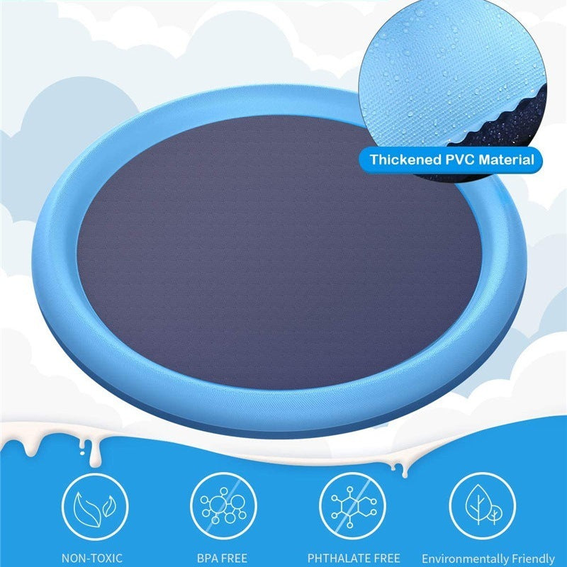 Fun Outdoor Water Fountain Play Mat for Fun for Kids & Pets