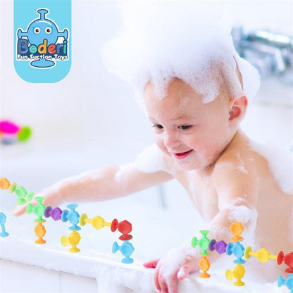 114 PCS Suction Cup Sensory Toys – Fun Stress Relief & Bath Toys for Kids. - Giggle & Purr