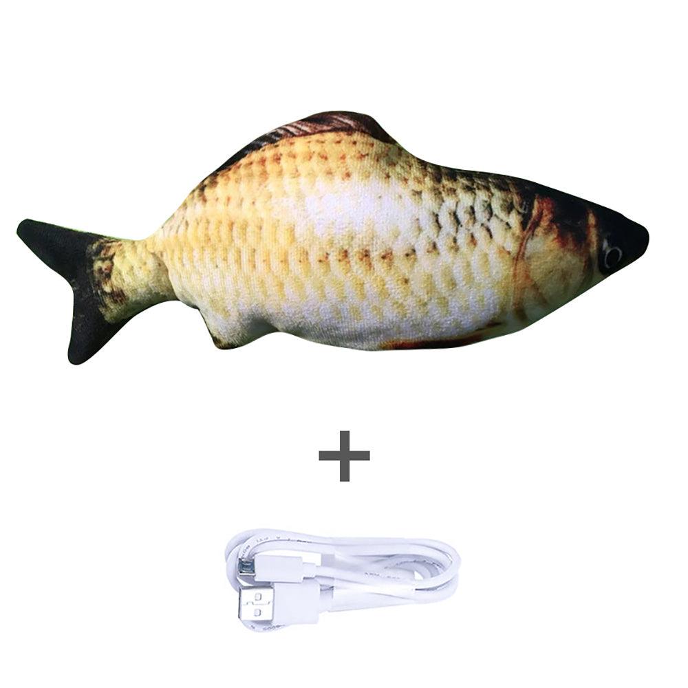 Lifelike Electric Jumping Fish Toy – Keep Your Cat Active & Entertained! - Giggle & Purr