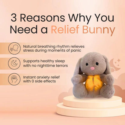 Calm & Cuddle: Soothing Breathing Bunny – Your Baby's Gentle Comforter! - Giggle & Purr