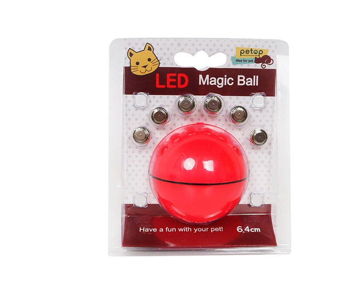 Interactive LED Laser Rolling Ball – Fun Electronic Toy for Cats