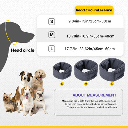 Dog Calming Hoodie – Noise-Reducing Ear Wrap for Anxiety Relief.