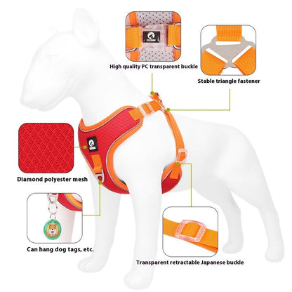 Glide & Glow: Adjustable Comfort Harness with Reflective Safety. - Giggle & Purr