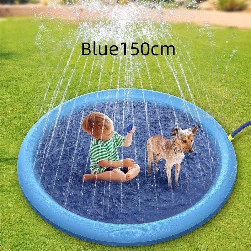 Fun Outdoor Water Fountain Play Mat for Fun for Kids & Pets