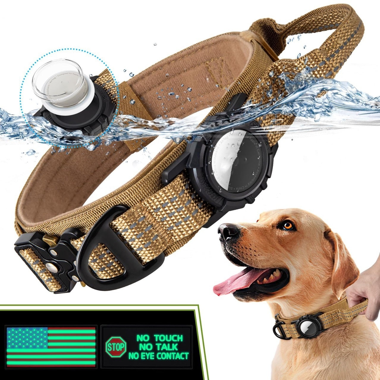 Waterproof Dog Collar Airtag.