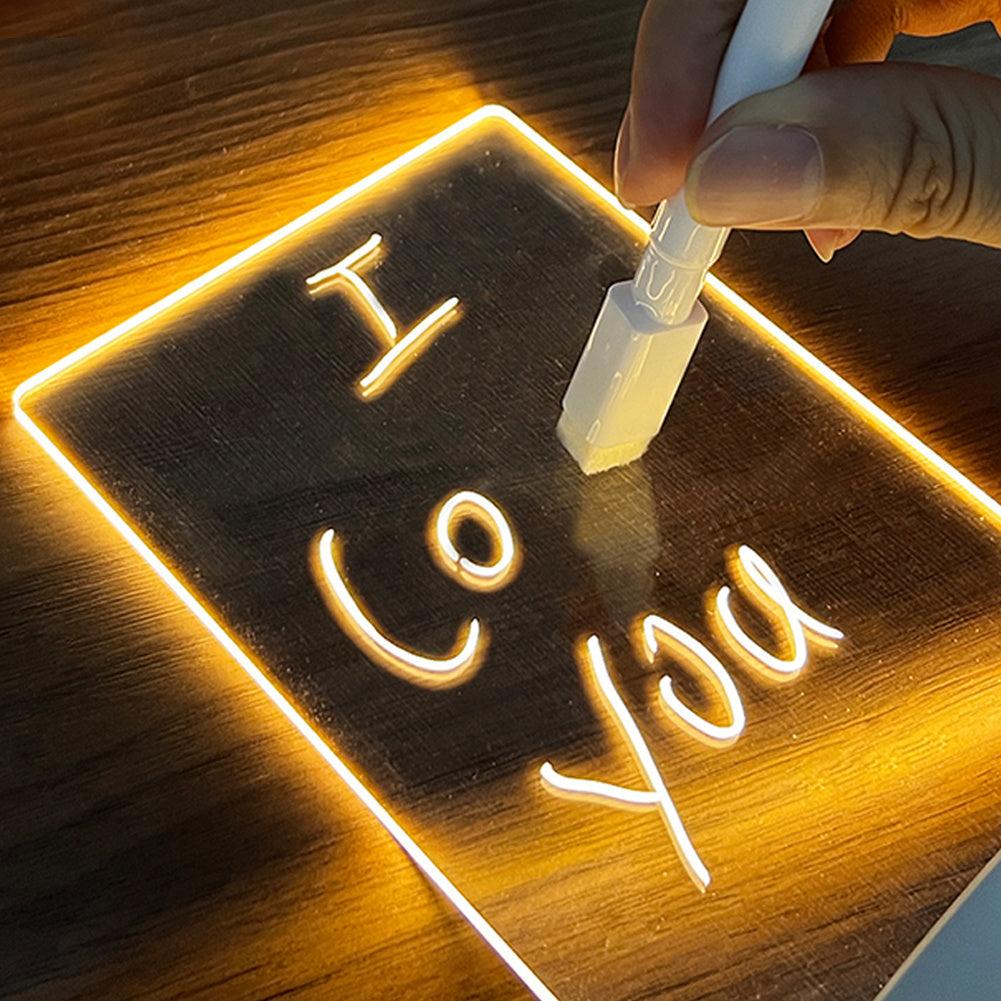 Illuminate Your Thoughts: Creative LED Night Light & Message Board – The Perfect Gift for Kids, Friends, and Loved Ones! - Giggle & Purr