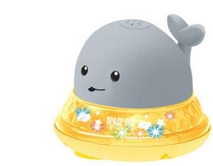 Whimsical Whale: Light-Up & Musical Water Spray Bath Toy for Babies - Giggle & Purr