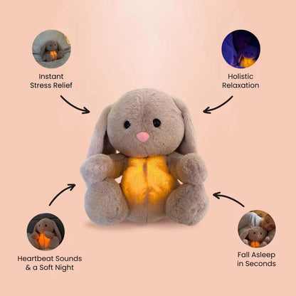 Calm & Cuddle: Soothing Breathing Bunny – Your Baby's Gentle Comforter! - Giggle & Purr