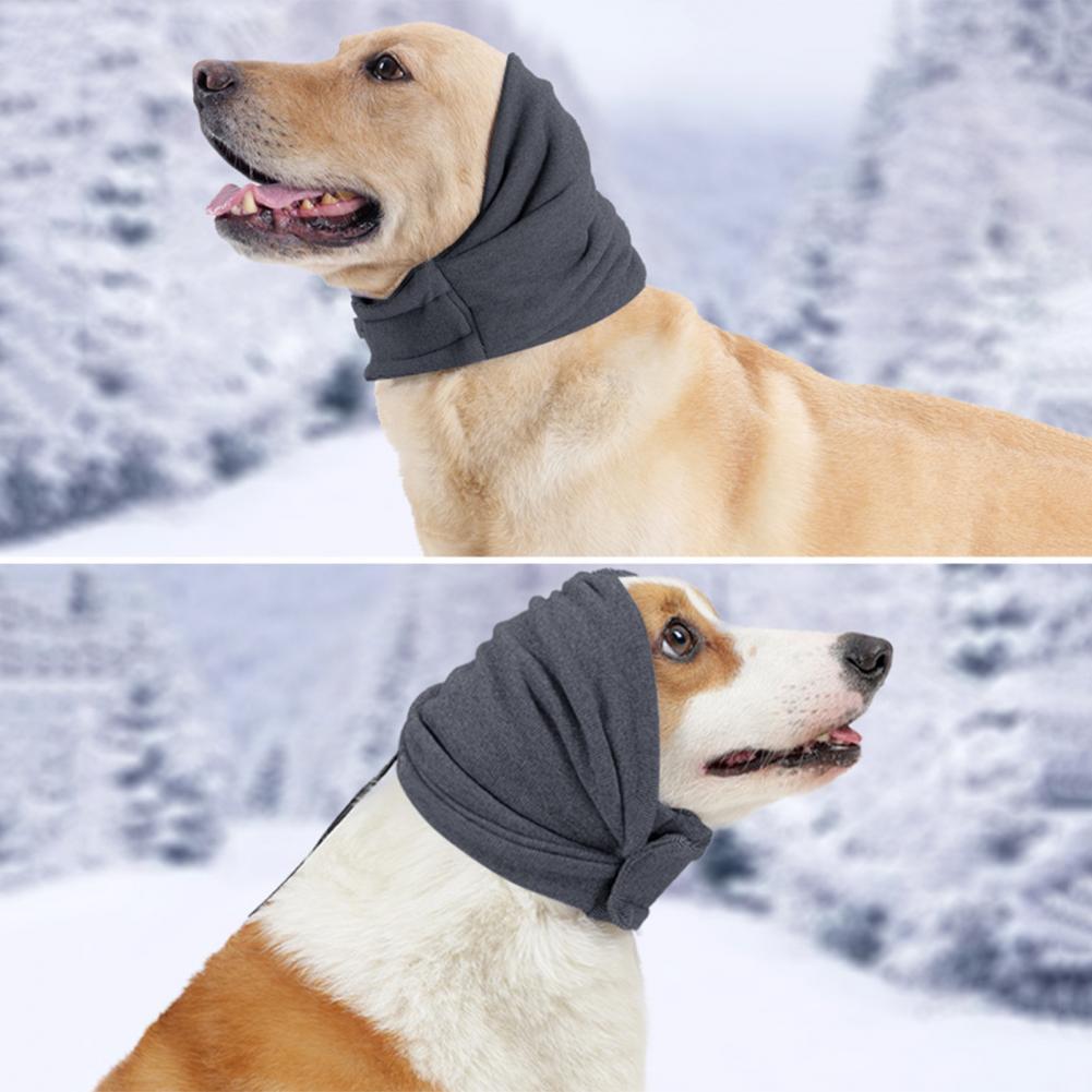 Dog Calming Hoodie – Noise-Reducing Ear Wrap for Anxiety Relief.