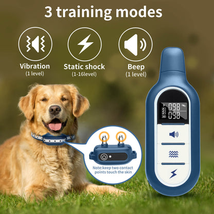 Remote Control Vibration Dog Training Collar – Effective and Gentle Behavior Trainer.