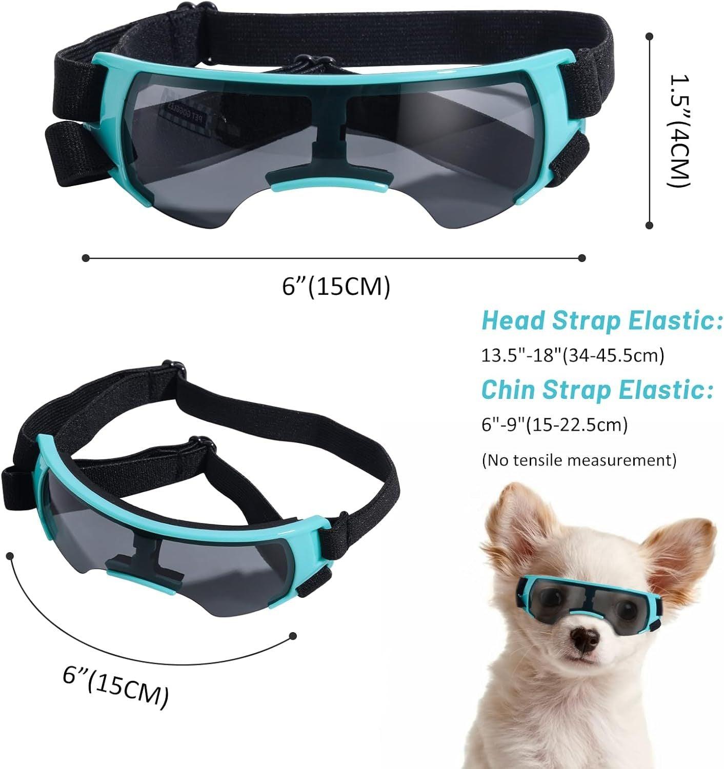 Windproof & UV-Proof Goggles for Small Dogs & Cats – Adjustable, Lightweight, and Anti-Fog Pet Sunglasses - Giggle & Purr