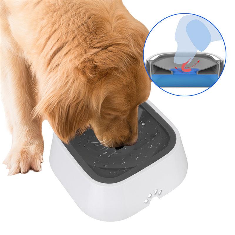 Spill-Proof Pet Water Bowl: 1.5L Floating Slow Feeder for Cats & Dogs - Giggle & Purr