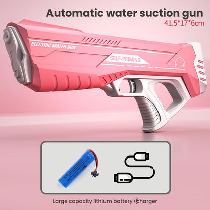 Galactic Blaster: Automatic Space Water Gun – Ultimate Fun for Outdoor & Pool Adventures! - Giggle & Purr